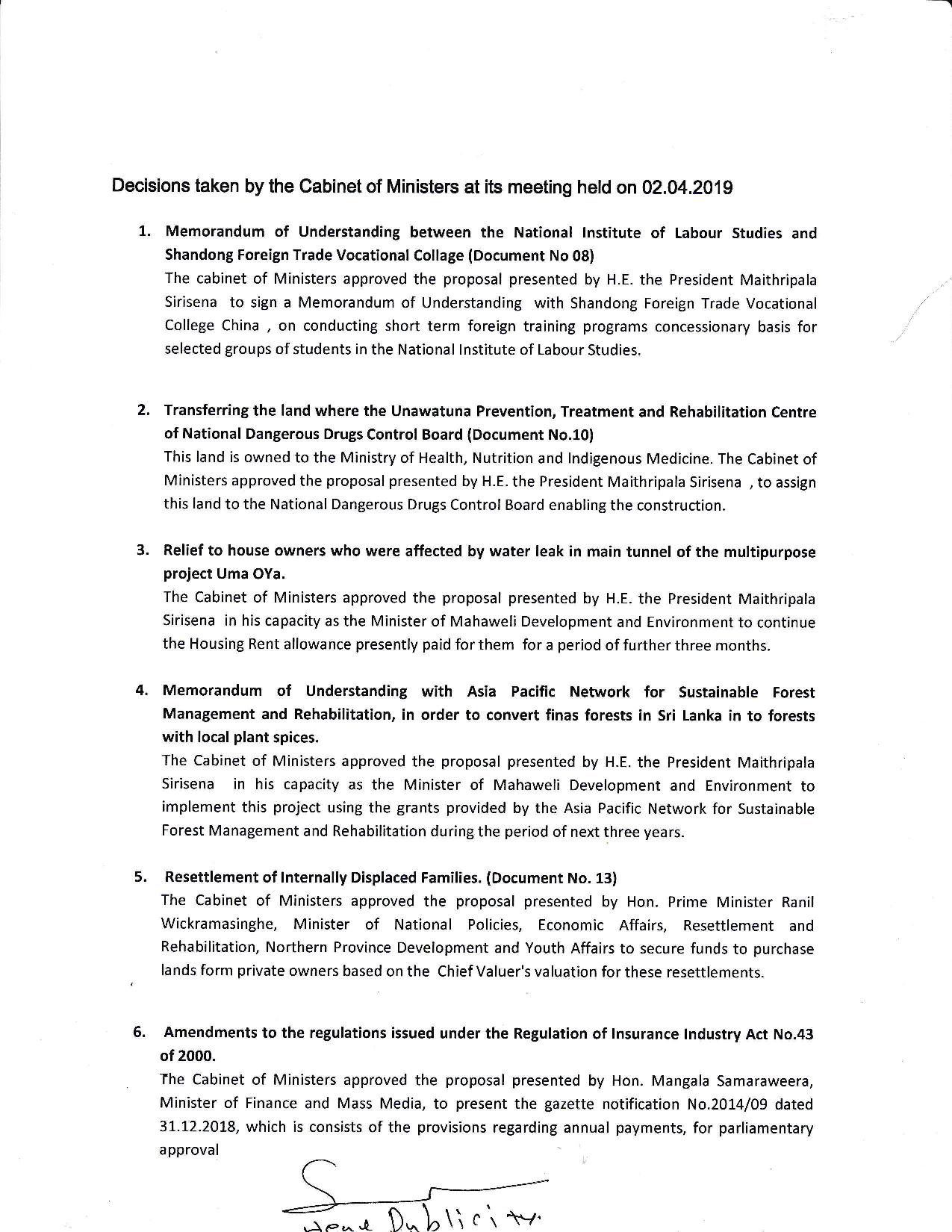 Cabinet Decision on 02.04.2019 English page 002