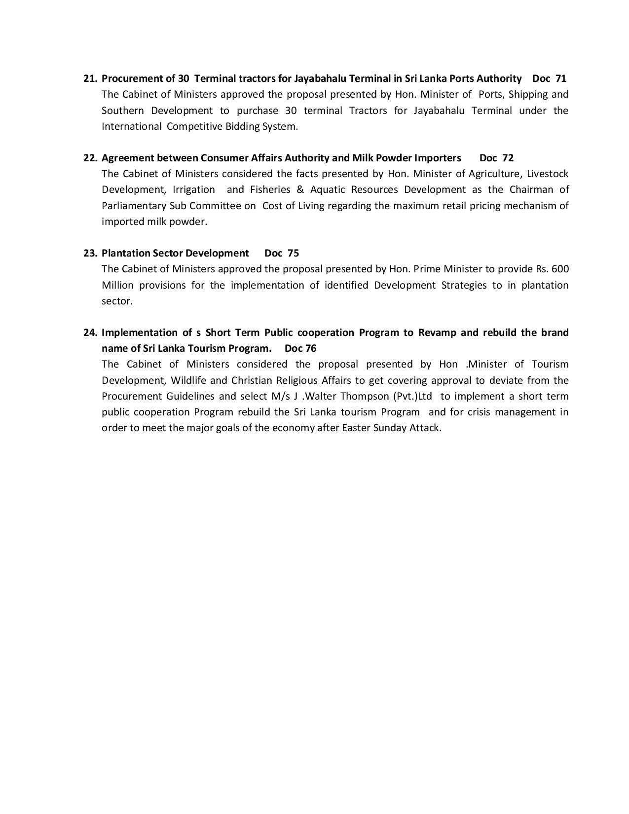 Cabinet Decisions E 30.07.2019 page 004