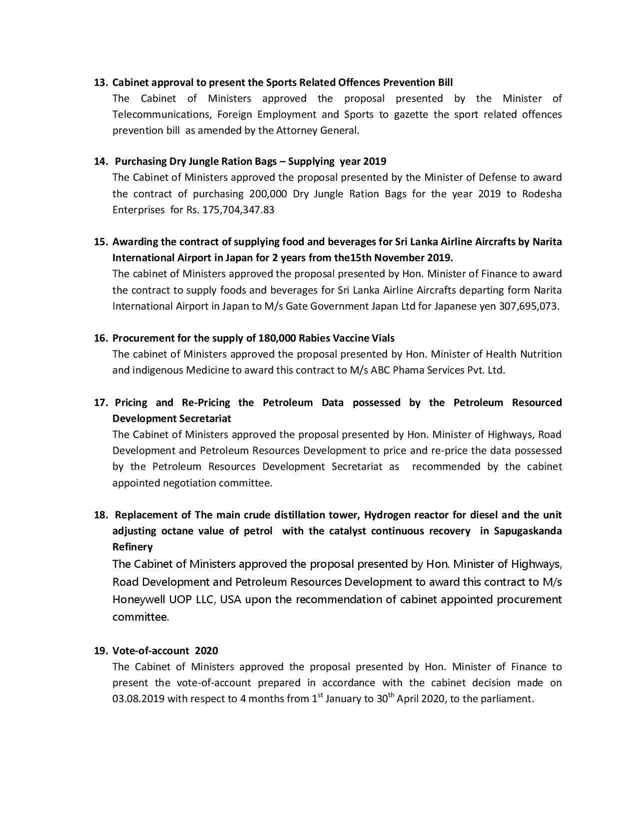 Decisions Taken by Cabinet of Ministers on theE 01.10.2019 page 003