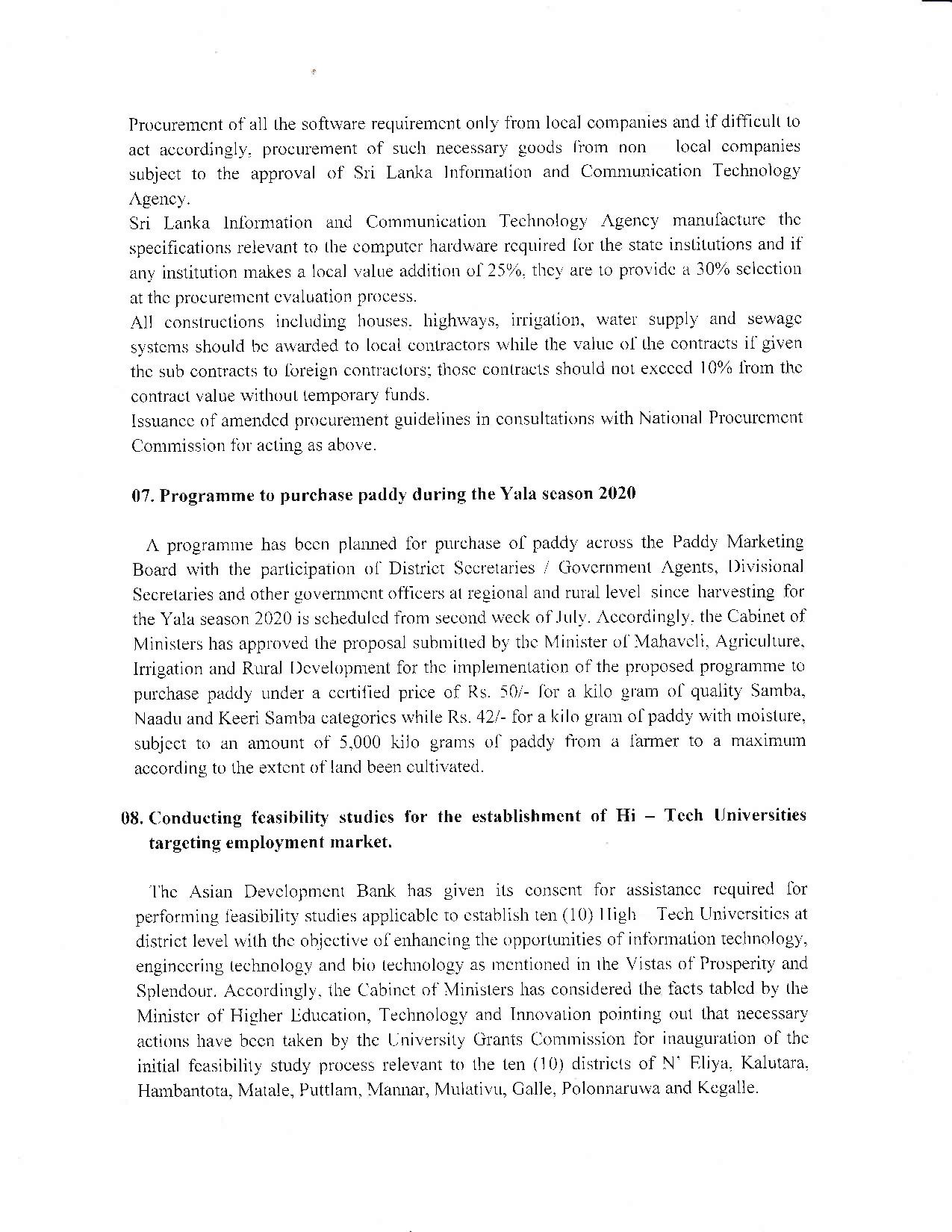 Cabinet Decision on 15.07.2020 English page 003