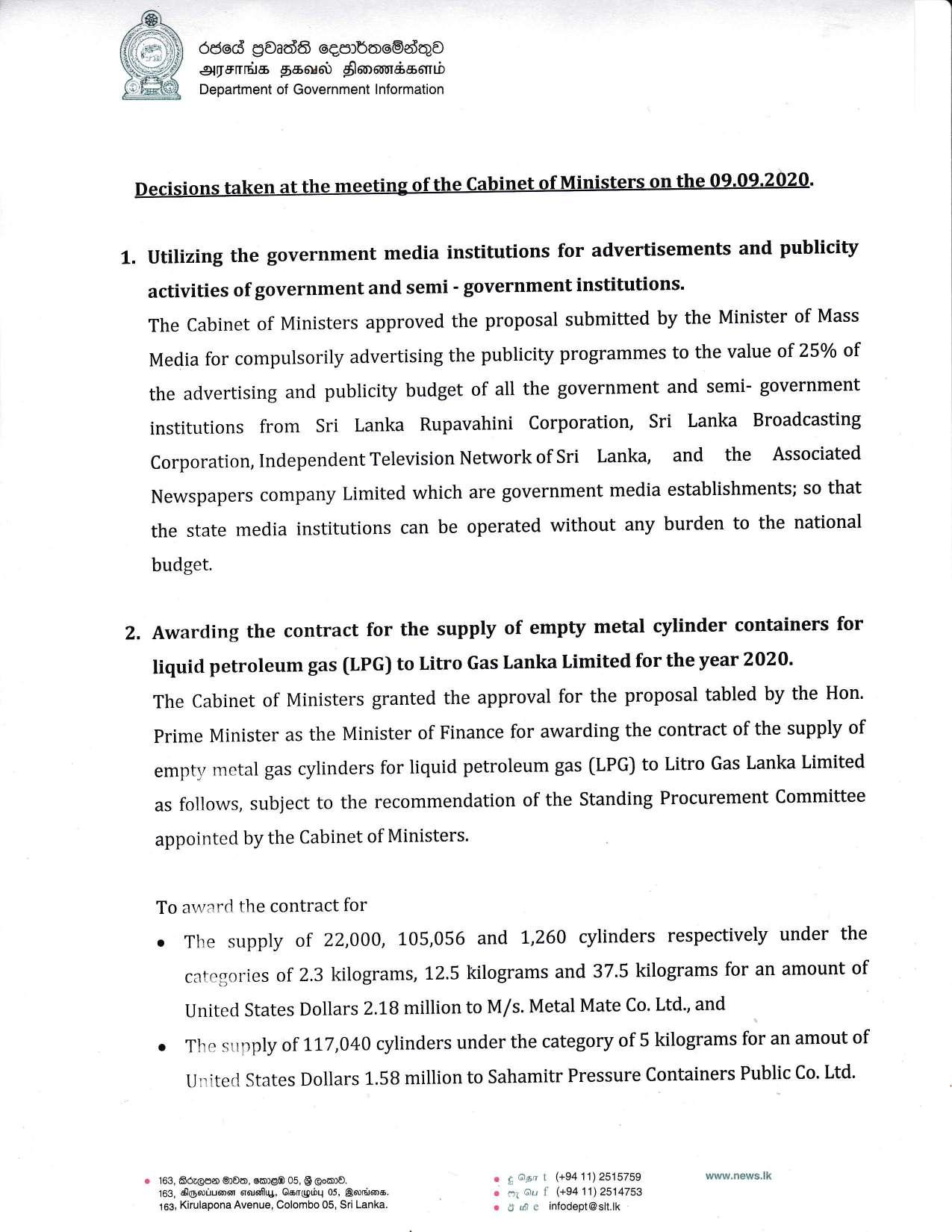 Cabinet Decision on 09.09.2020 English page 001