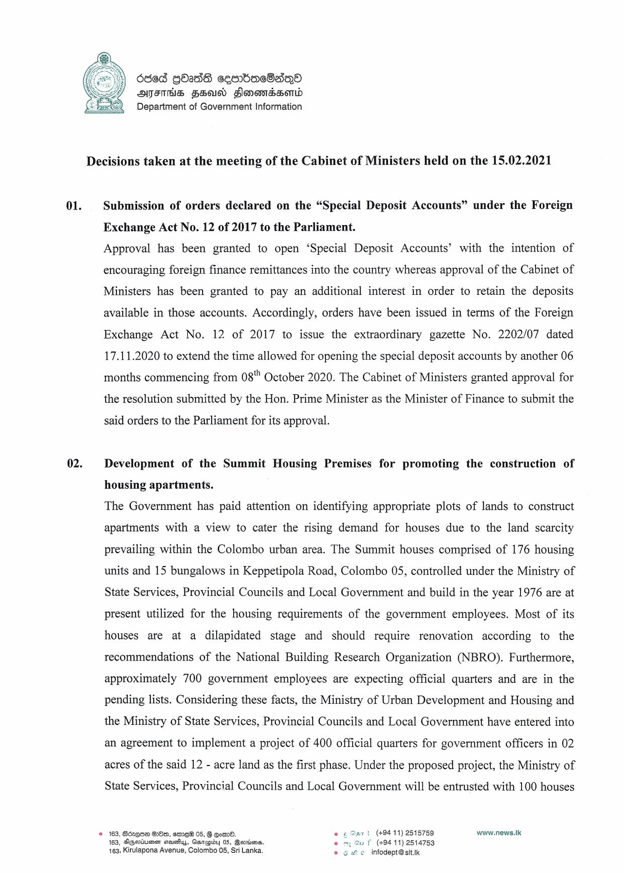 Cabinet Decision on 15.02.2021 English page 001