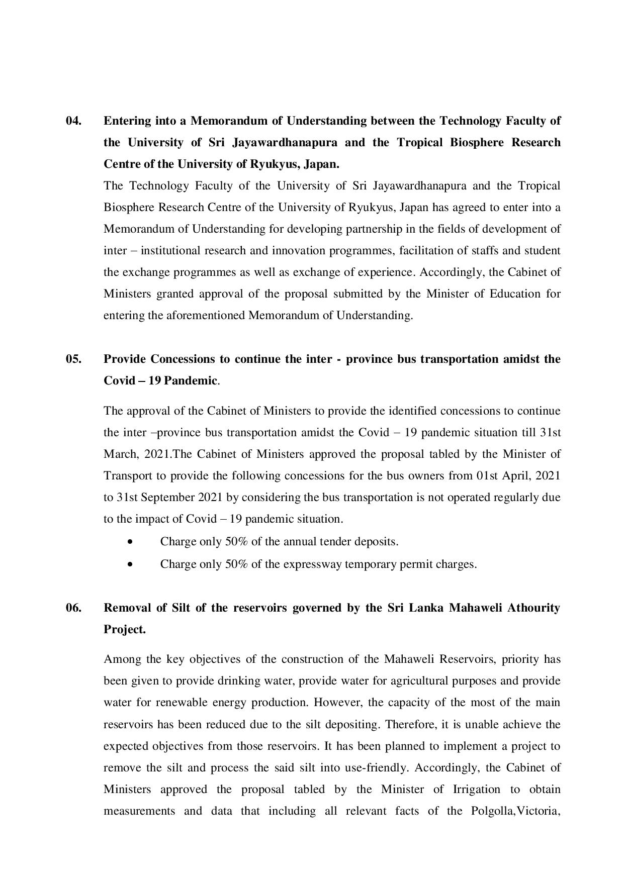 Cabinet Decisions on 10.05.2021 English page 003