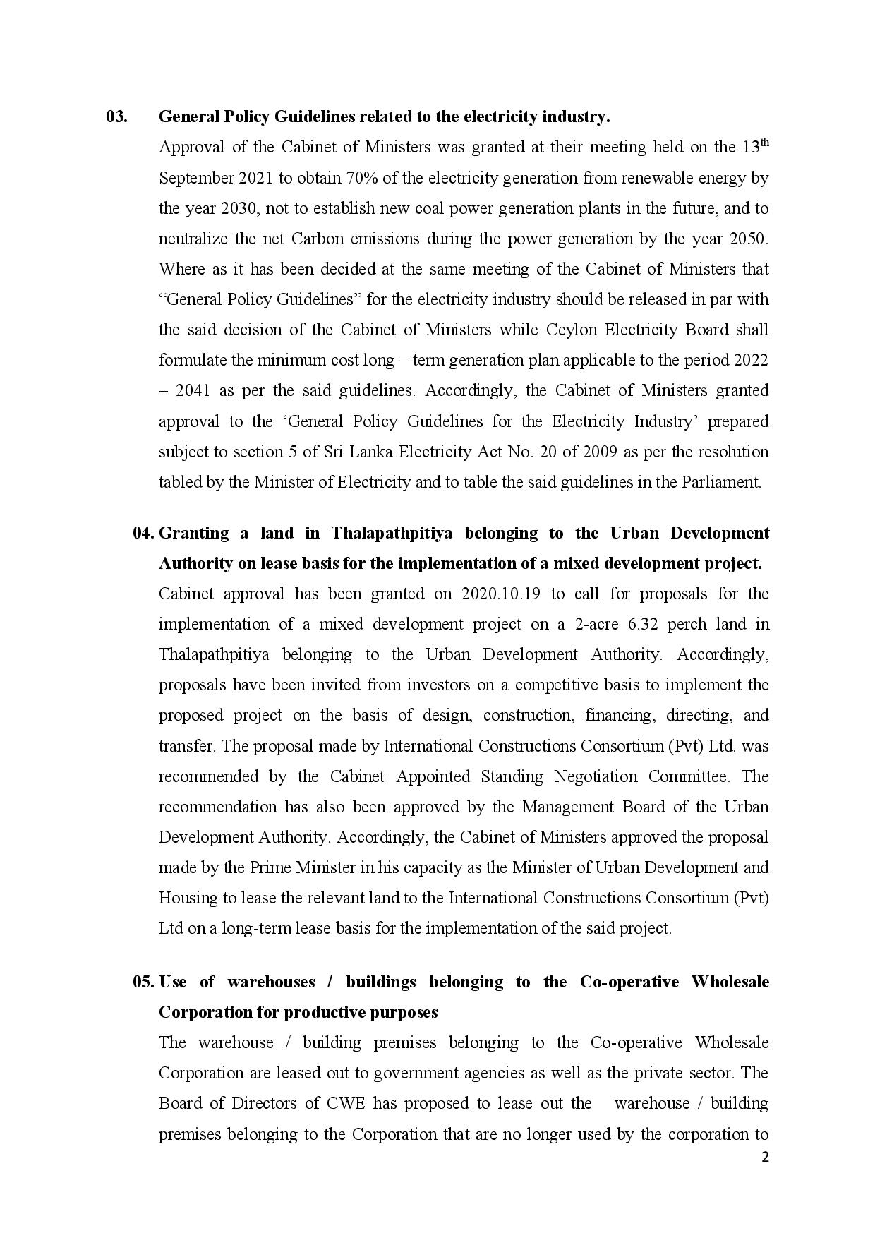 Cabinet Decisions on 01.11.2021 English page 002