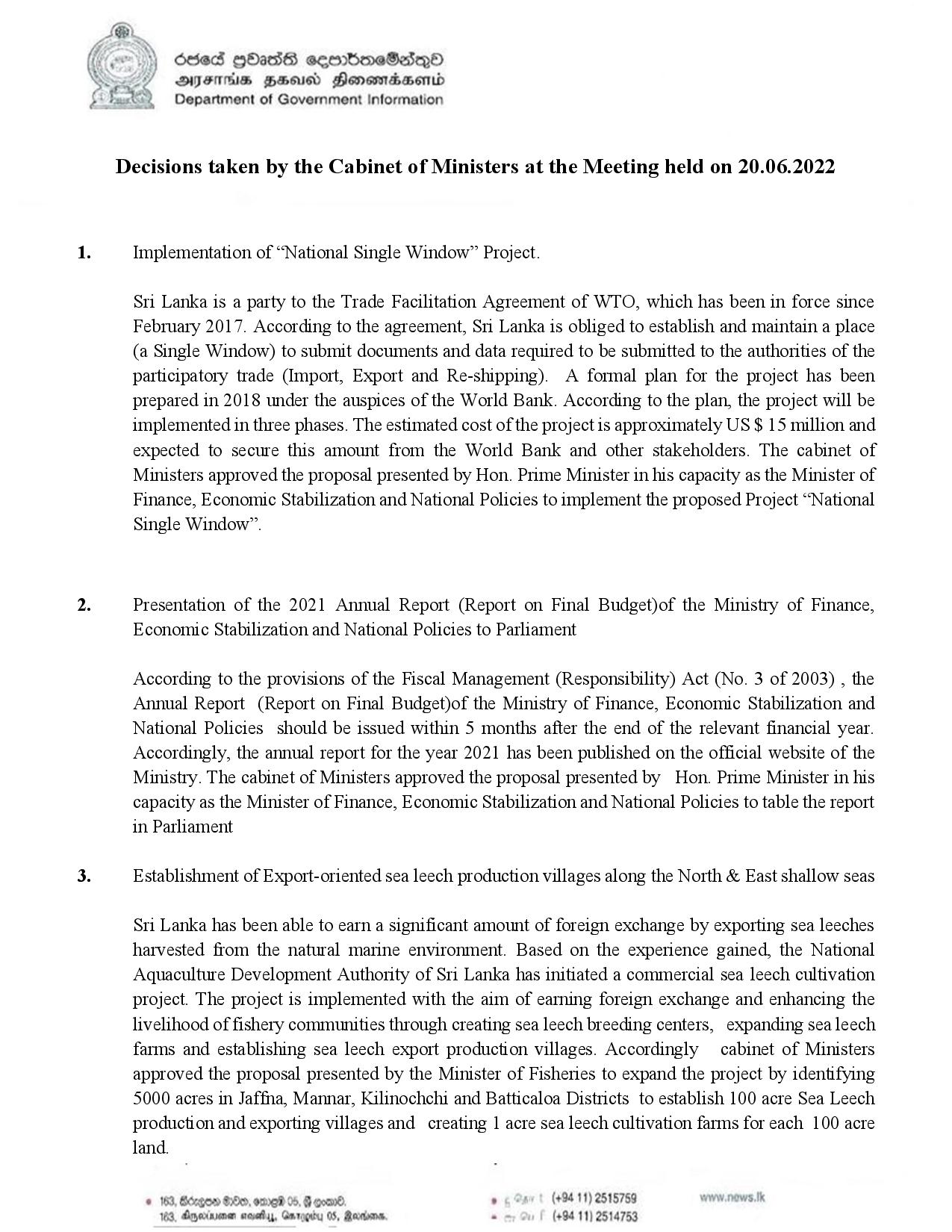 Cabinet Decision on 20.06.2022 English page 001