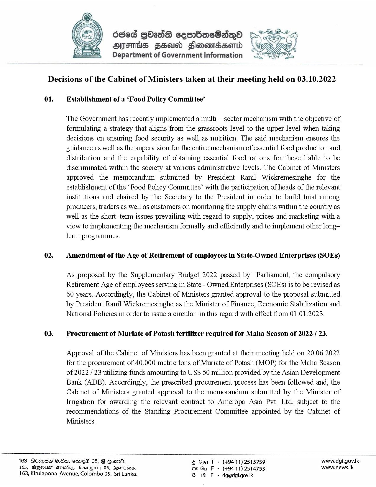 Cabinet Decision on 03.10.2022 English page 001