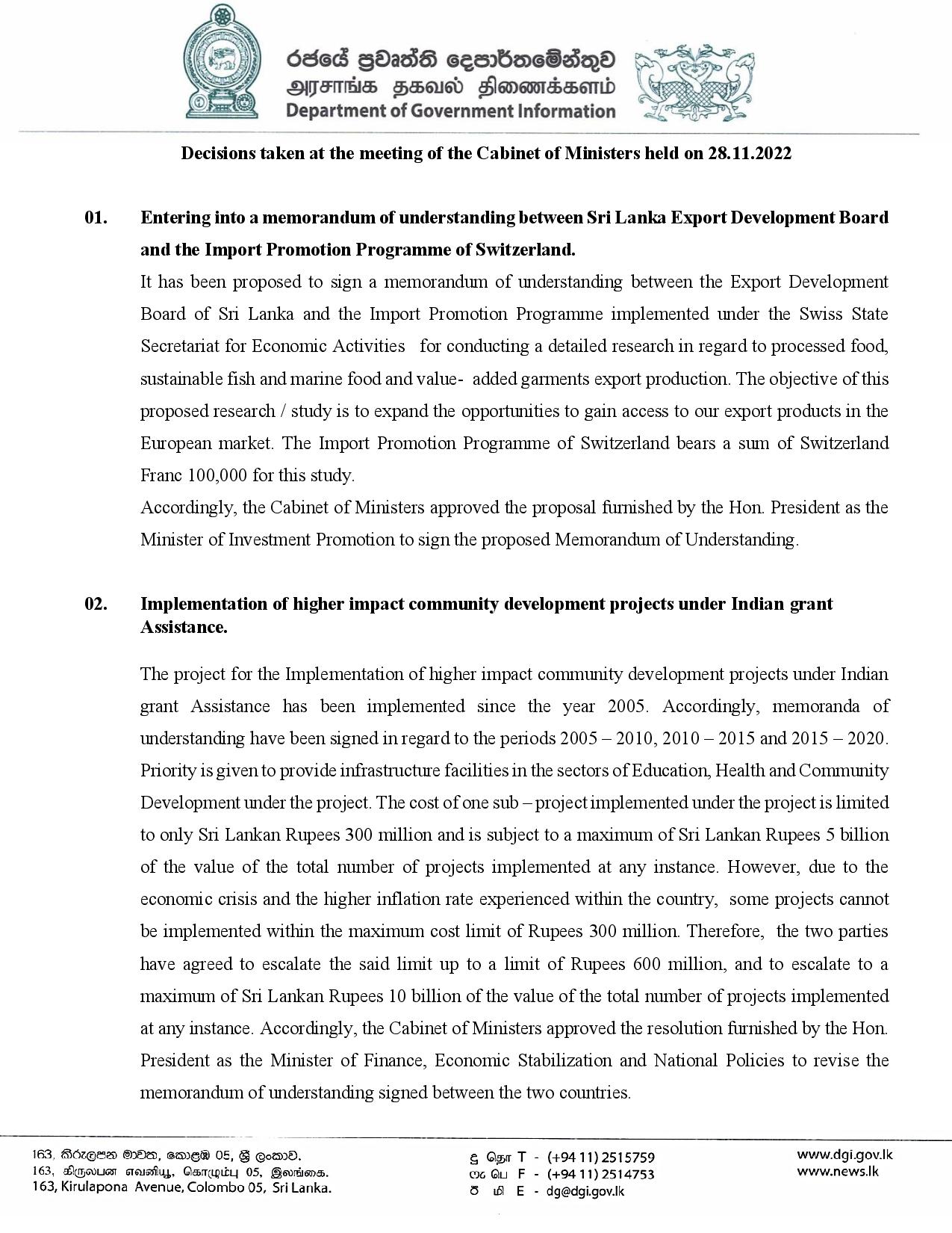 Cabinet Decisions on 28.11.2022 English page 001