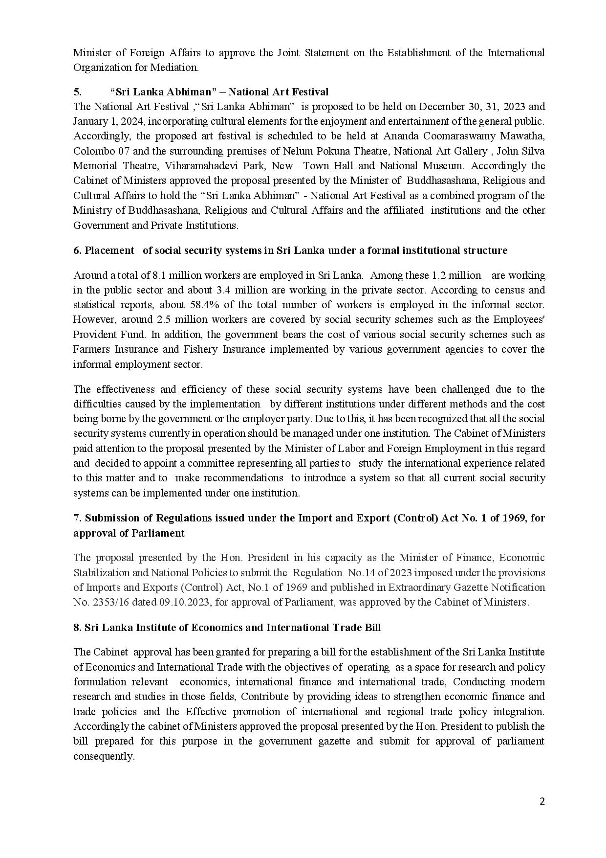 Cabinet Decisions on 30.10.2023 English page 002