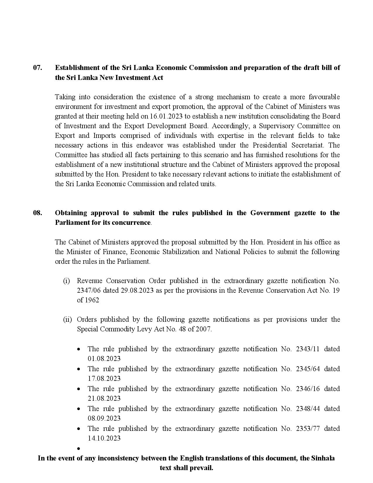 Cabinet Decision on 06.11.2023 English page 003