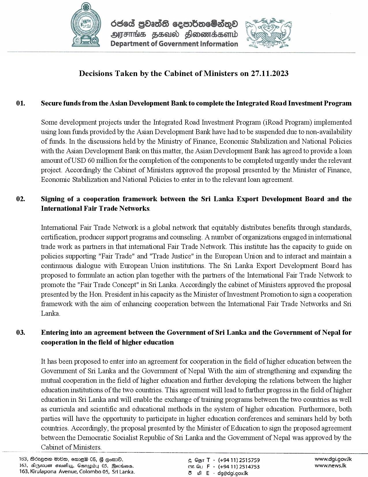 Cabinet Decision on 27.11.2023 English page 001