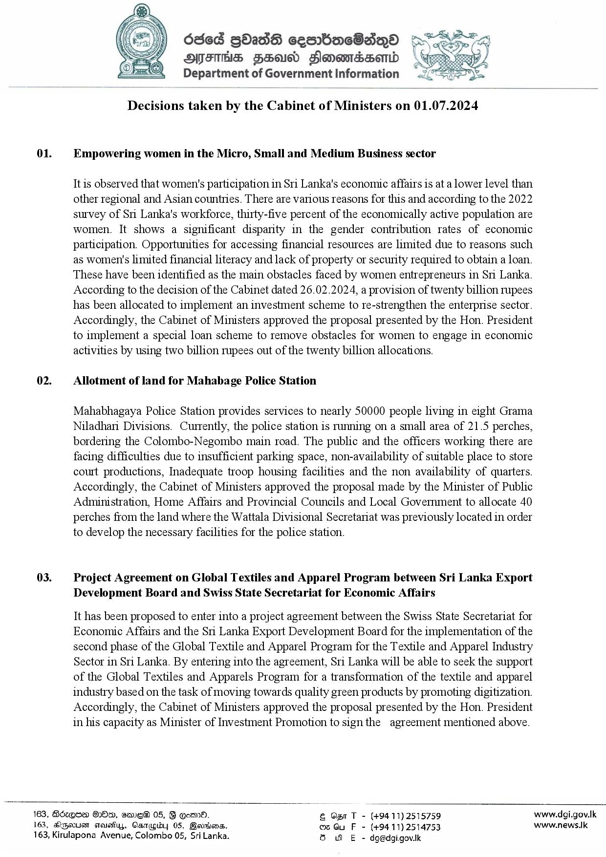 Cabinet Decision on 01.07.2024 English page 001