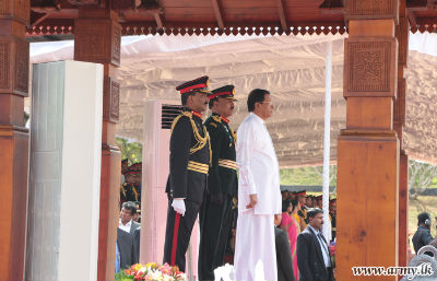 President Truncheon Awarded to Sri Lanka Sinha Regiment2017