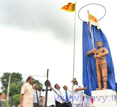 War Hero Memorial unveiled in Gampaha 2017 8 14