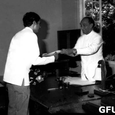 1978 Ranil Wickramasinghe Minister Swearing Scan0018 E