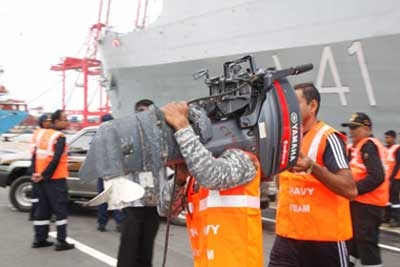 The 3rd Indian Naval Ship Carrying Relief Goods Arrived